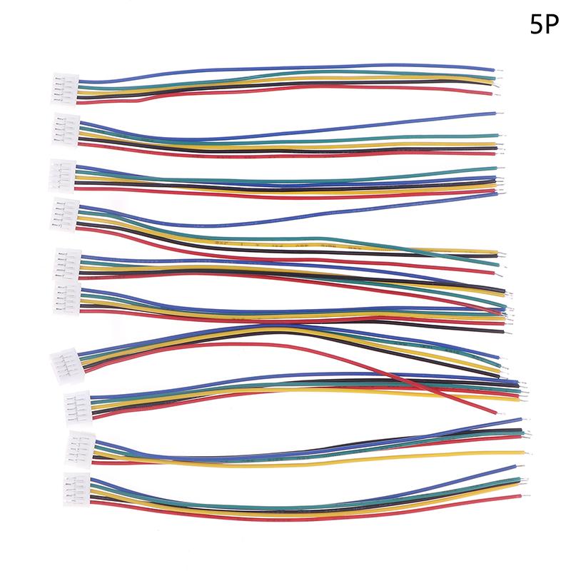 10 Stück Gh1.25 4P/5P/6 Pin Jst Gh Serie 1.25 Stecker mit Kabel 10Cm 1571 28 Awg 1.25Mm mit Verriegelungsklemme Kabel