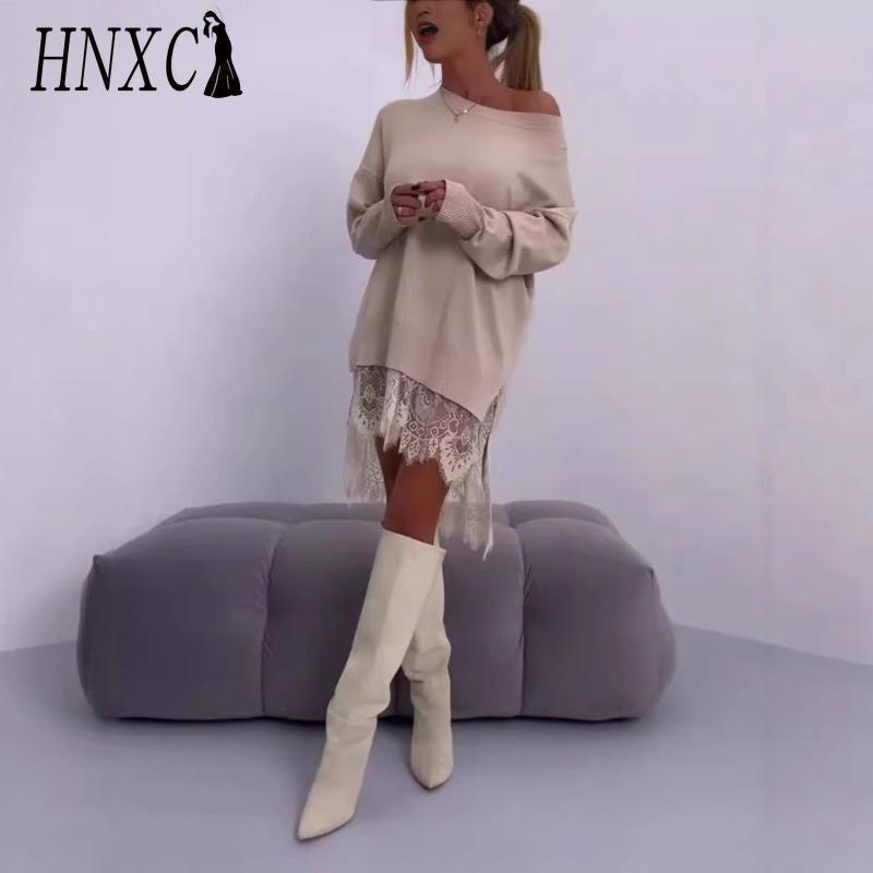 HNXC Women's Fashion Casual Solid Color Print Long Sleeve Hoodies & Sweatshirts