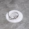 Anti-blocking Silicone Sink Strainer Round Shape Hair Clean Up Mesh Trap Floor Drain Shower Drain Pad Used for Kitchen Bathroom
