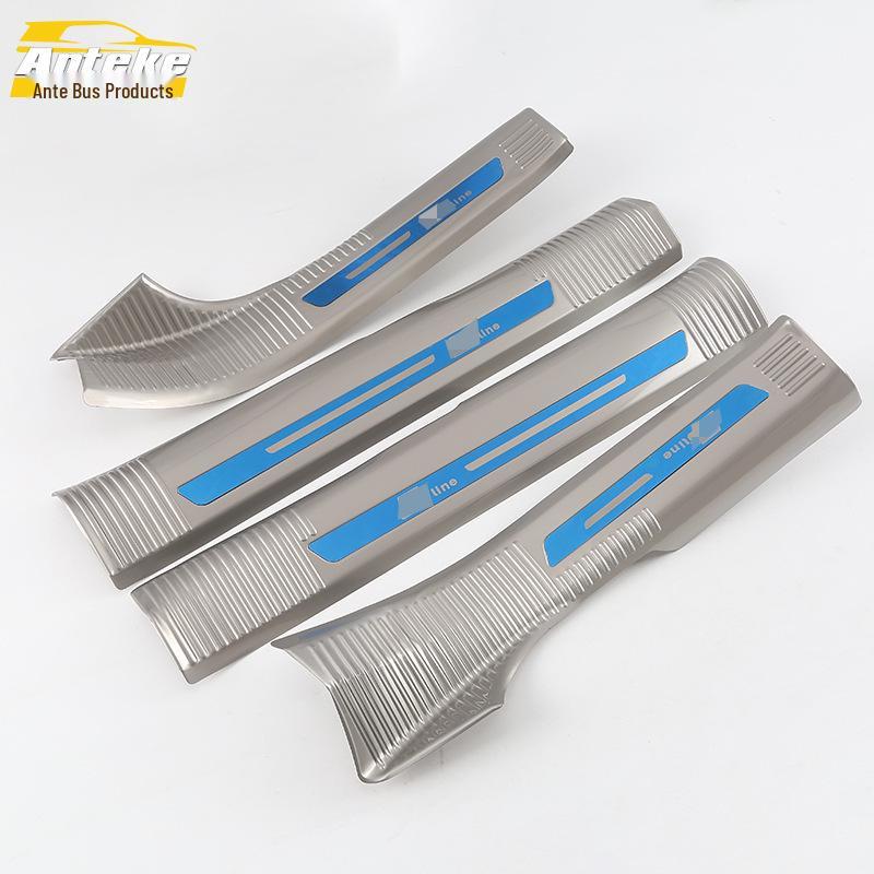 Q5L Door Sill & Trunk Bumper Anti-Scratch Bright Strip Set for 2018 Model