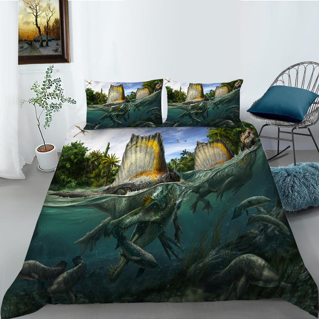 3D Digital Printing Polyester Bedding Two-Or Three-Piece Dinosaur Series