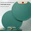 ZISIZ 40cm Round Rotating Dual-Use Cutting Board Set