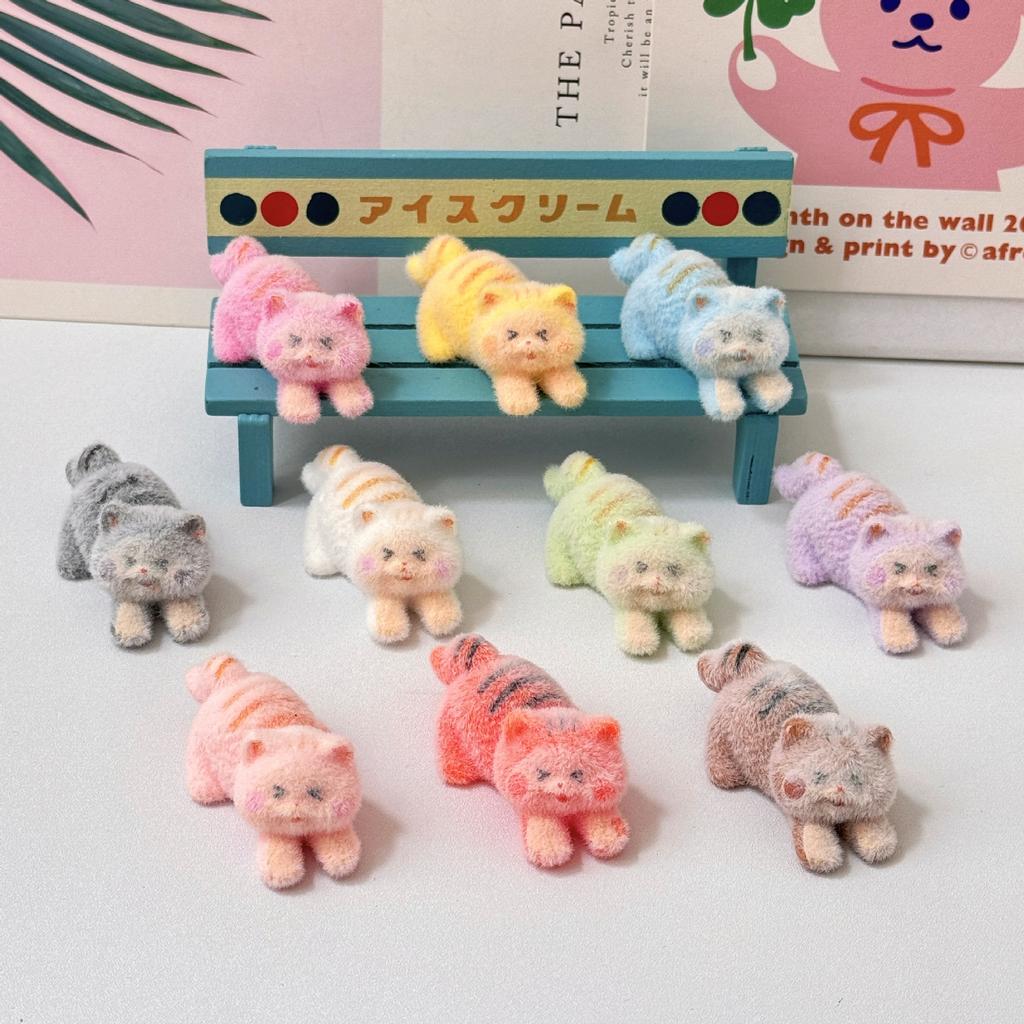 10pcs/Set Mini Cat Figure Toy Cartoon Characters Cat Figurine Action Figure Toy Desktop Decoration Fans Children Gift