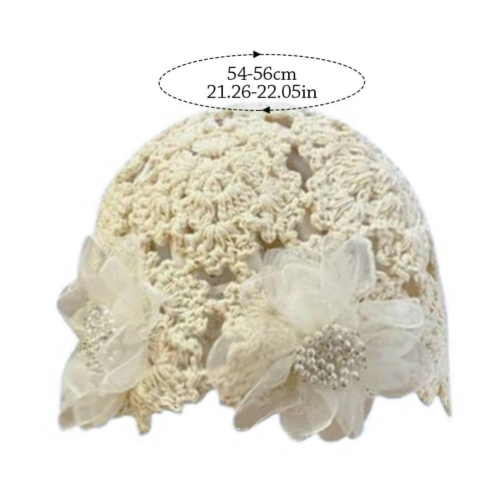 Hollowed Out Skullies Hat Hand-Made Fisherman Hat Casual Fashion Crocheted Hat  for Women