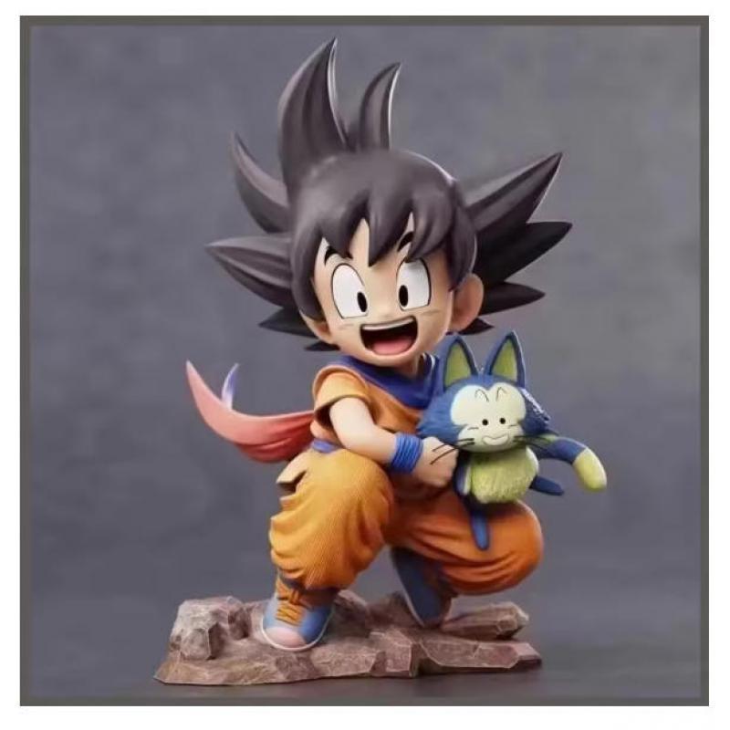 

Dragon Ball Детство Маленький Гоку обнимает Пуэр Я Му Чай Маленькие Фигурки Последователей Кукла ПВХ Модель Статуэтка Коллекция Игрушки Украшение Подарок