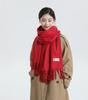 Cashmere Scarf for Women Winter High End Solid Color Scarf  Versatile Men's Shawl Korean Style Thickened Wool Scarf