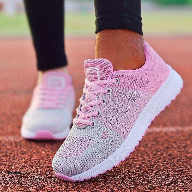 Women Flats Sneakers Platform Women Shoes Breathable Sneaker Woman Walking Sneakers For Women Fashion Women's Running Shoes