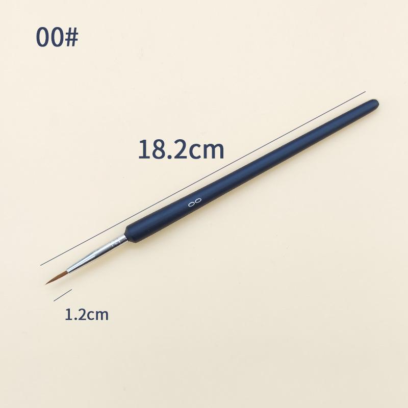Wolf Hair Liner Brush for Fine Art Outlining and Edge Detailing in Oil Painting.