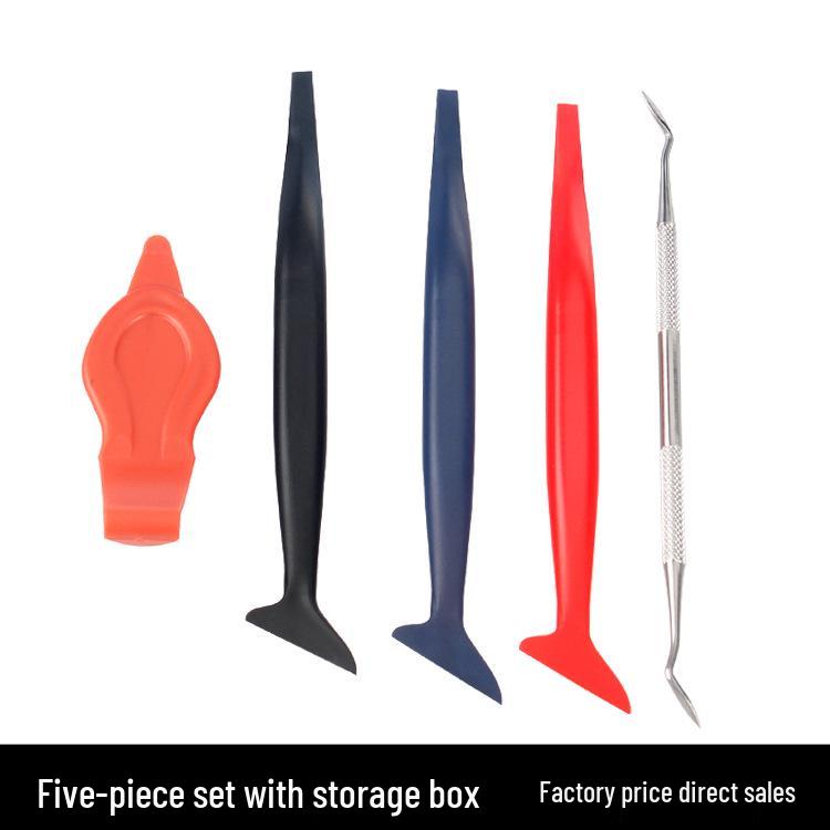 Car Wrap Edge Trimmer: Multifunctional Invisible Film Scraper for Color Change and Sticker Application. Plastic Edge Scraper