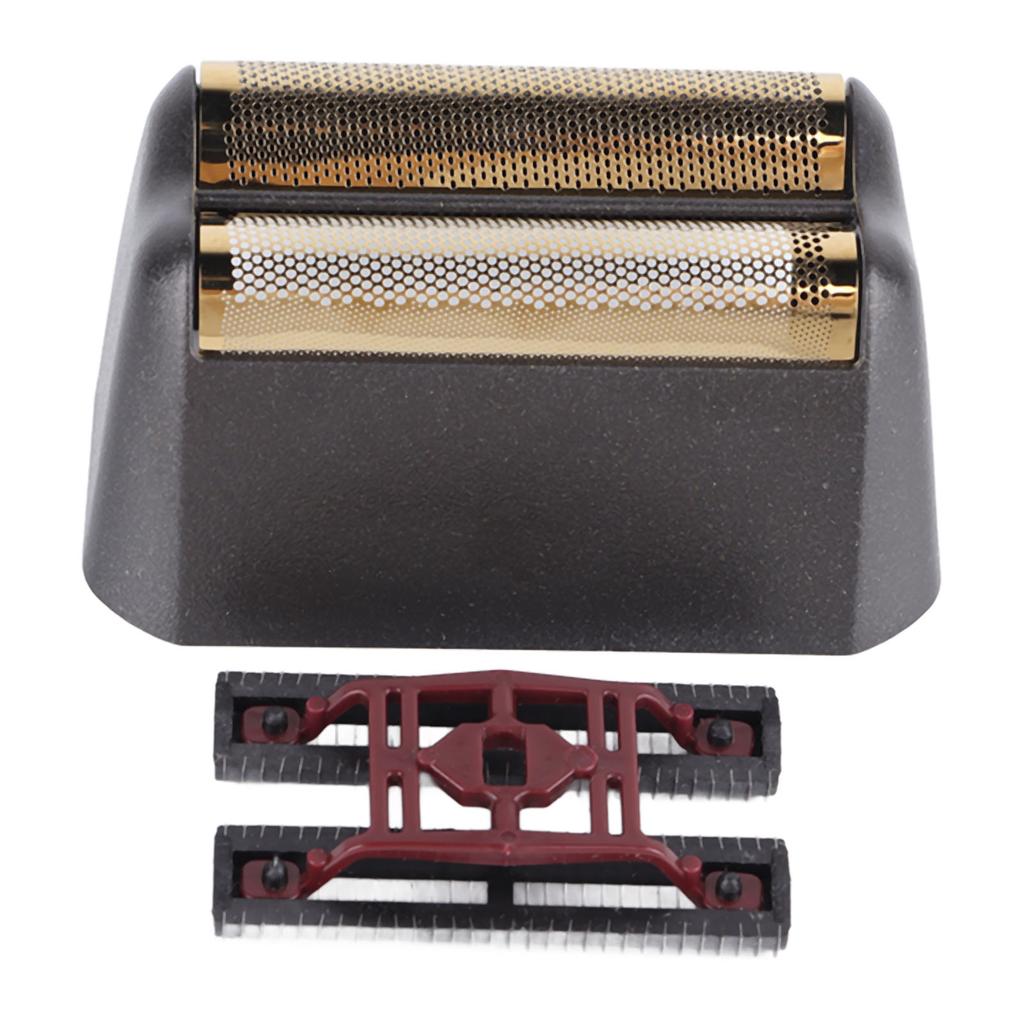 Bartschneider Folienkopf Edelstahl Ersatzfolie und Schneidkopf Zubehör Schwarz und Gold