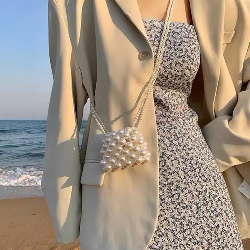 1Pc Kawaii Kids Coin Purse Pearl Purses For Girls Toddler Princess Crossbody Bags Kids Wallet With Pearls Baby Princess Handbags