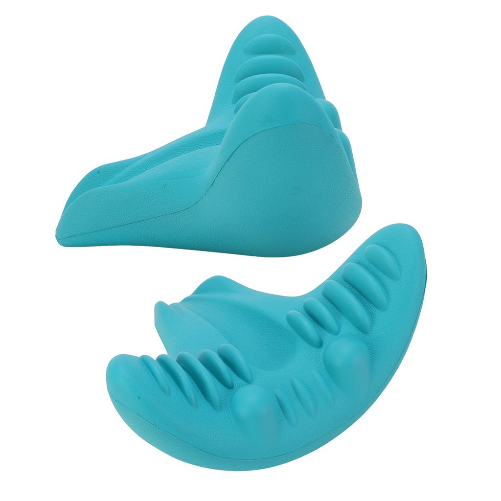 Neck and Shoulder Relaxer Cervical Traction Trigger Point Massage Pillow Neck Support Brace for Daily Health Care