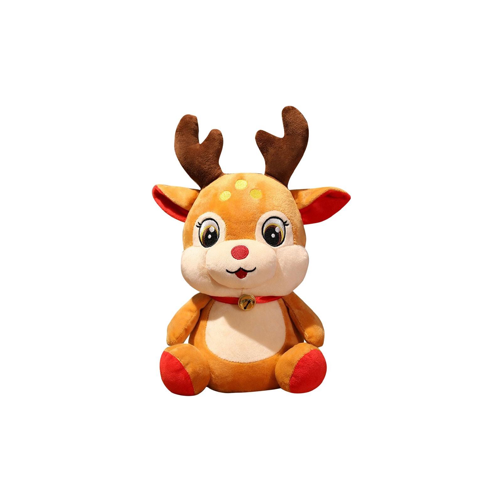 

Кукла лось плюшевая игрушка кукла тряпичная кукла рождественский подарок подарок One Size