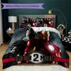 Avengers Iron Man Printed Bedding Set 3Pcs Duvet Cover Set For Kids Bedroom No Sheet No Quilt Core