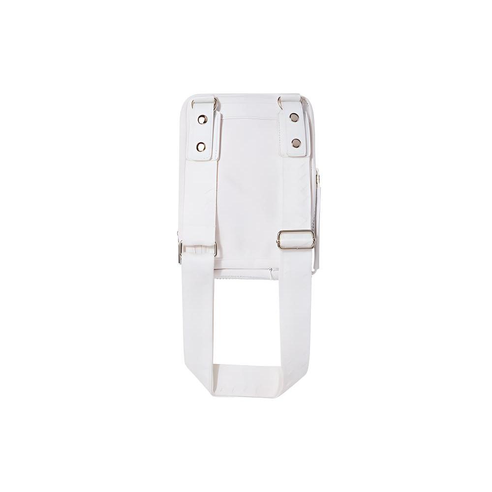 New SPRAYGROUND PU Shoulder Bag Small Unisex Raw White W0825403