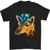 A Giraffe Watercolor T-Shirt Men's 100%, Cotton