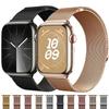 Pasek magnetyczny do zegarka Apple 9 8 7 41mm 45mm Ultra/2 49mm męski damski metalowy oddychający pasek do iWatch 6543SE 44mm 40mm 42mm