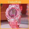 Decorative Night Light Watch Plastic Frozen Watch With Quartz Movement Cartoon Style Characters)