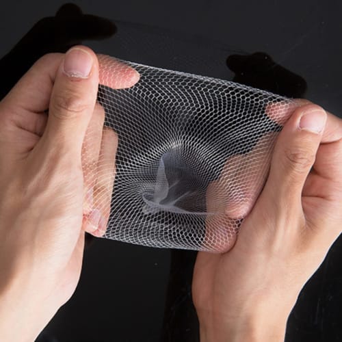 Drain Net, 200 Sheets, Drain Cover, Drain Receptacle, Drain Filter, Compatible with Shallow and Round Drains, Bath Cleaning, Hair Removal, Net Type, B