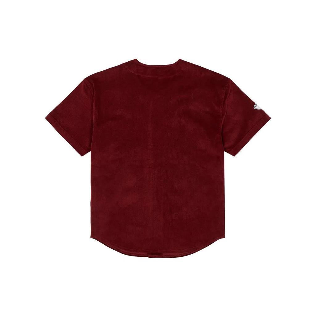 Palace Cord Baseball Jersey Burgundy Men Tops Red P23ES012
