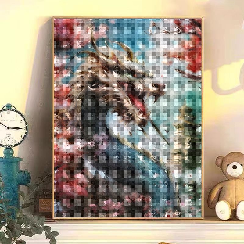 DIY Diamond Painting Dog Fantasy Full Square Round Embroidery Mosaic Animal Picture Of Rhinestones Home Decoration Gift