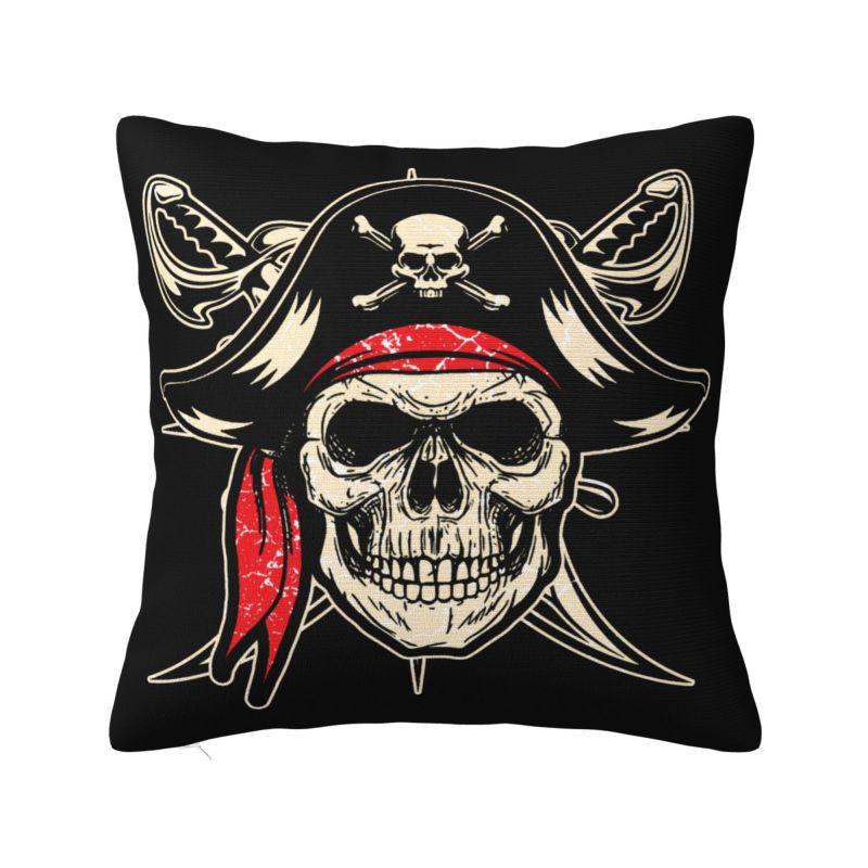 Капитан Харлок Веселый Роджер Наволочки для подушек Диван Аниме Манга Космический пират Современная наволочка Мягкая наволочка 30x30cm 12x12in