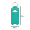 1pc PU Leather Lipstick Keychain Bag Simple Key Ring Holder Colorful Gifts Lip Balm Case Keyring Bag Keychain Display