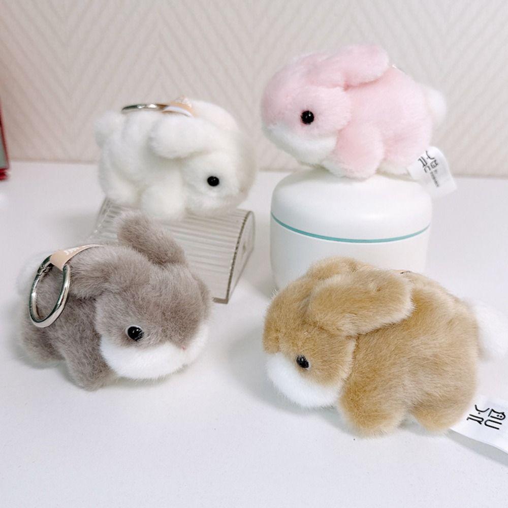 Simulation Rabbit Plush Pendants Soft Plush Rabbit Doll Pendant Hanging Ornaments