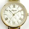 Fragola Quilted Dial Watch GD Gold [Follow] N04723A-1 Women's