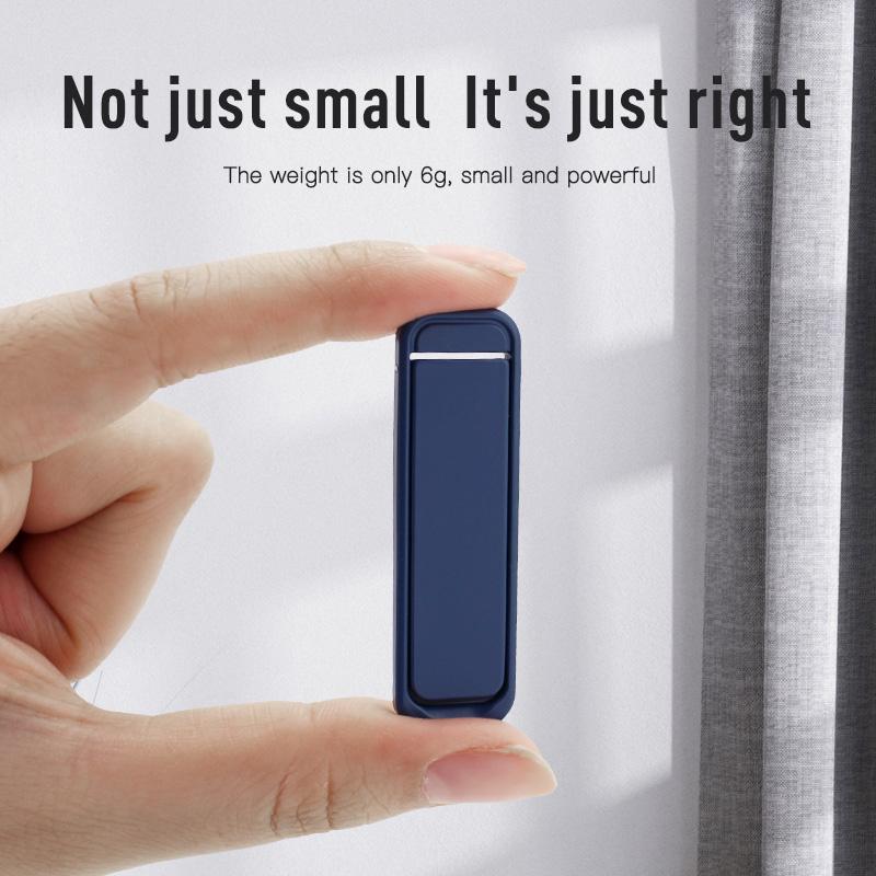 Metall Handyhalter Mini Streifenform Ständer 3M Starker Kleber Einfache Tragbare Smartphone Unterstützung für iPhone 12 Samsung Xiaomi