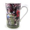 Les Trésors De Lily [I6026] - Grand mug porcelaine 'Football' - 110x125 mm