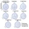 DIY Ornaments Moulds Silicone Material Crafts Moulds for Resin Hand-Making Craft