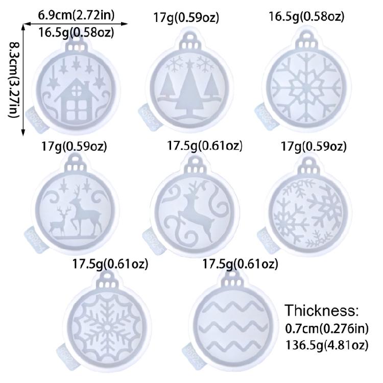DIY Ornaments Moulds Silicone Material Crafts Moulds for Resin Hand-Making Craft