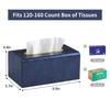 Luxury Home Tissue Box Holder Modern Decorative Napkin Dispenser for Living Room Bedroom Dining Table, Custom Logo Available