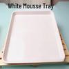 HUIHUADU Minimalist Rectangular Plastic Serving Tray