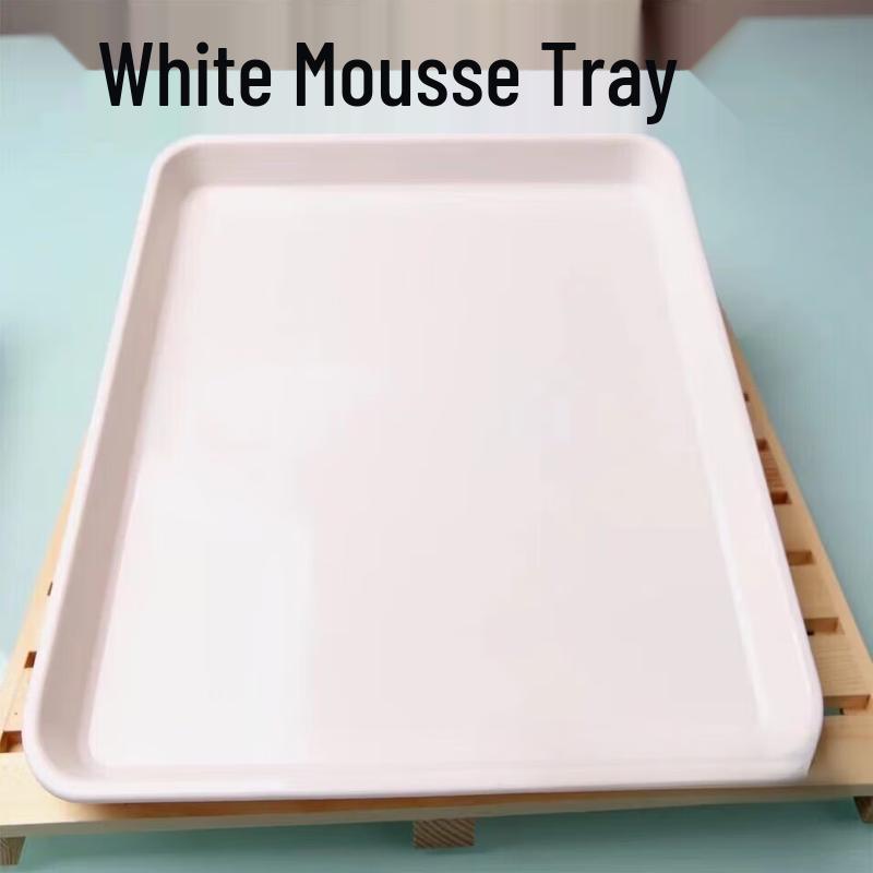 HUIHUADU Minimalist Rectangular Plastic Serving Tray