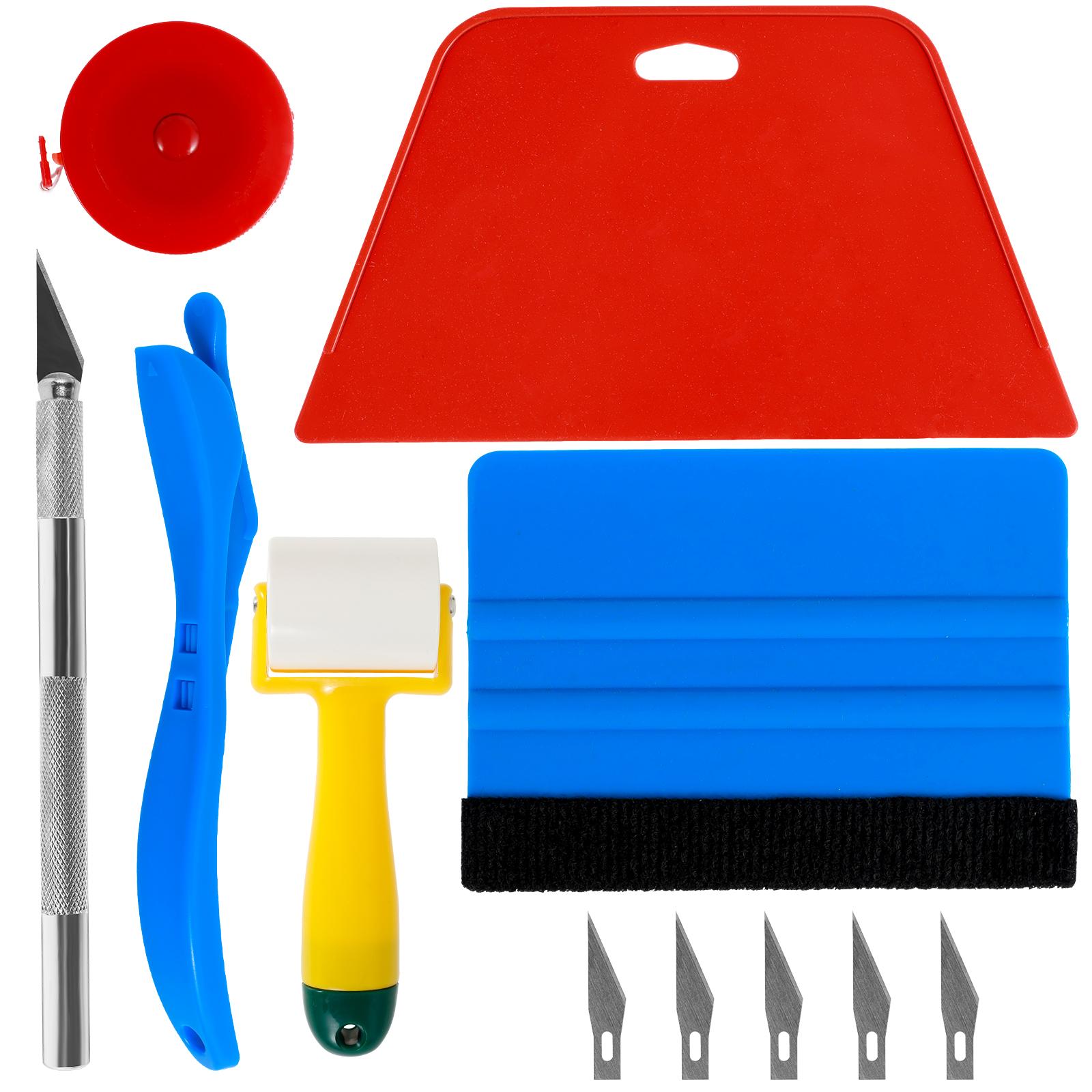 

11Pcs Wallpaper Smoothing Tool Kit Reusable Wallpaper Tool Set Flexible Wall Paper Peal and Stick Tool with Seam Roller Tape