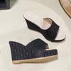 Fashion Women Sandals 2024 Summer New Outdoor Beach Sandals Comfortable Hot Shallow Wedges Shoes for Women Designer Casual Sandals