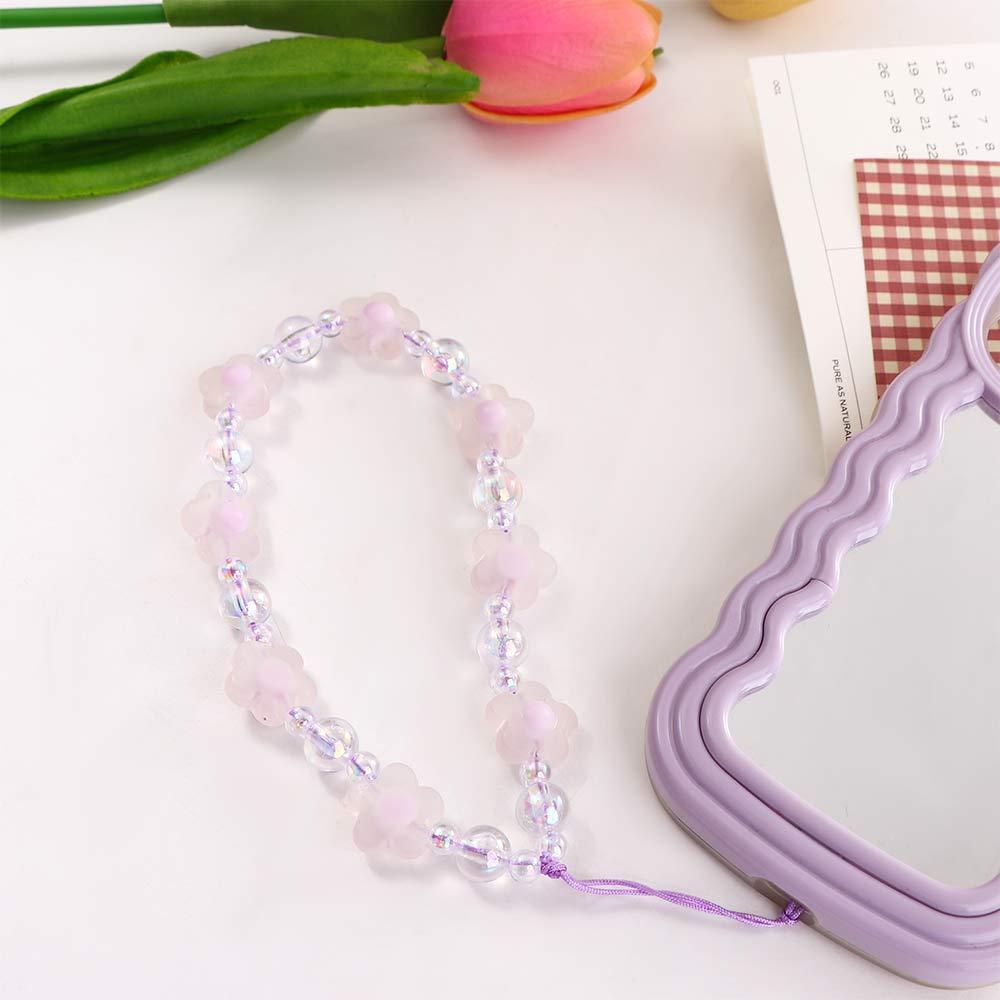 Rope Laser Beads Mobile Phone Chain Wrist Hand Lanyard Hand Strap Mobile Phone Straps Hanging Rope