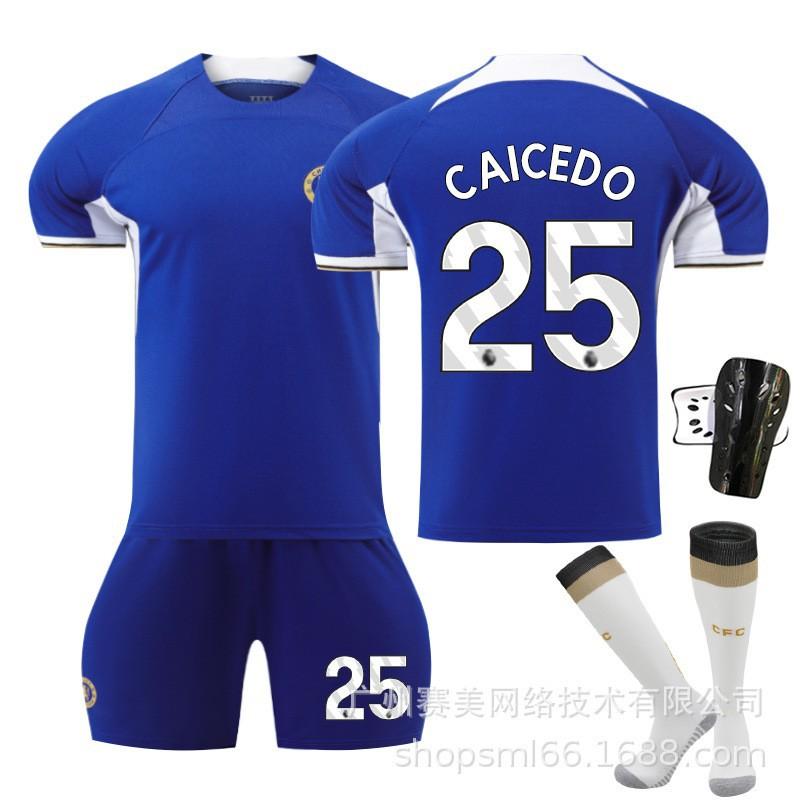 2324 Season Chelsea Home No. 8 Enzo 7 Sterling 6 Silva 10 Mudrik Jersey
