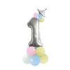 Digital Aluminum Film Balloon Set Balloon Bundle Balloon Column Baby Birthday Party Decoration Arrangement