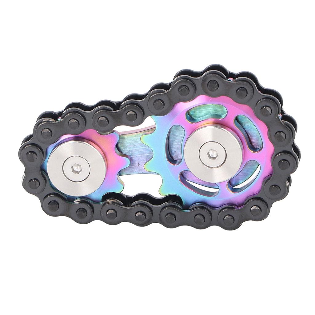 Sprocket Chain Gear Toy Decompression Pocket Size Multi Functional Sensory Linkage Bike Chain Gear