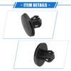 VekAuto 25pcs Fender Liner Retainer Clips for Honda Made of Durable Black Plastic