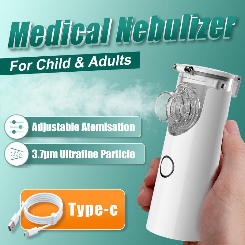 Portable Handheld Mesh Nebulizer for Kids and Adults Quiet Home Use
