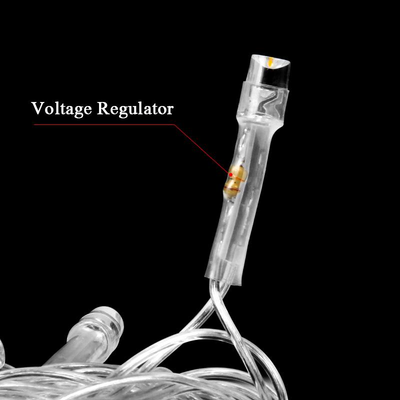 1.5MX1.5M 3x2M Garlands LED String Christmas Net Lights Fairy Xmas Party Outdoor Garden Wedding Decoration Home Curtain Decor