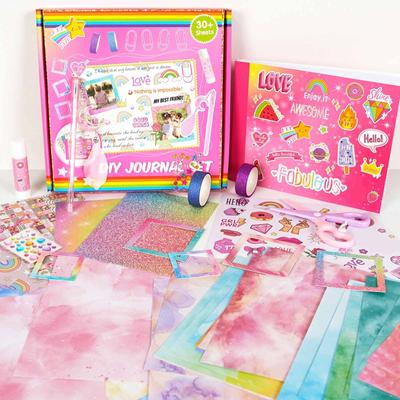 Girls DIY Journal Set - DIY Journal Set For Teen Girls, Stationery Set, Scrapbook And Journal Supplies Set, Journal Art Craft Set1ML