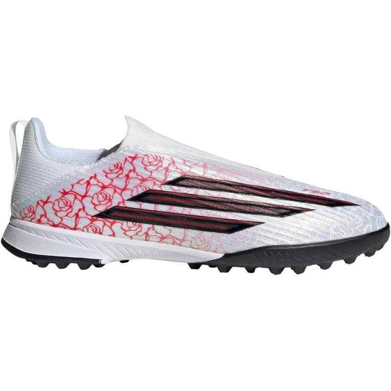 adidas F50 League Laceless TF GS PS Cloud White Core Black Lucid Red Kids Sneakers KJ3779