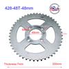 420 428 520 25T 30T 32T 33T 37T 39T 40T 48T Rear Sprocket For  ATV Quad Dirt Pit Pocket Bike Chopper