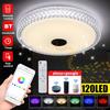 Bluetooth WiFi Moderne RGB LED Deckenleuchten Home Beleuchtung 72W APP Musik Licht Schlafzimmer Lampe Intelligente Deckenleuchten + Fernbedienung