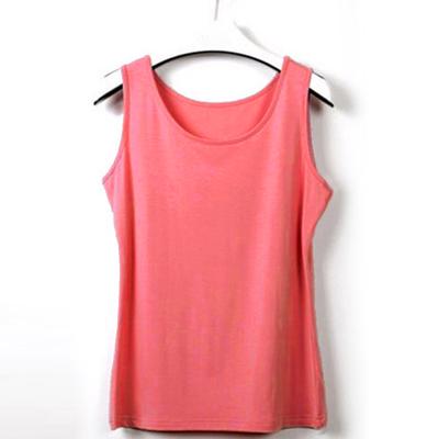Canotta sexy senza maniche da donna tinta unita canotta sottile da donna girocollo T-shirt con spalline estive